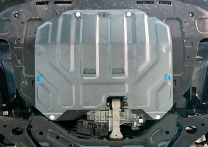 Защита алюминиевая Rival для картера и КПП Hyundai ix35 2010-2015 фото 2