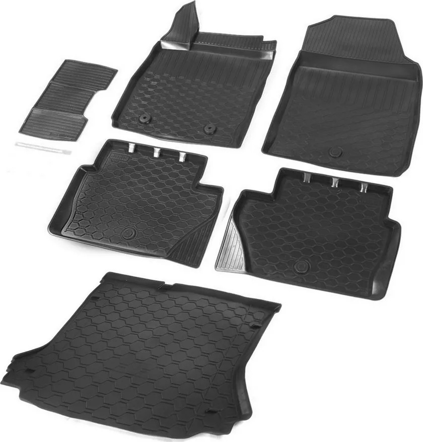 Комплект ковриков Rival для салона и багажника Ford EcoSport 2014-2018
