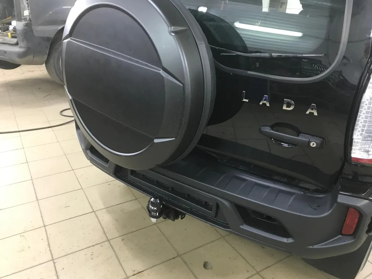 Быстросъёмный фаркоп TowRus  с системой антистук для Lada Niva Travel 2021- / Chevrolet Niva 2002-2020 /  Lada Niva 2020-2021 Шар Е фото 3