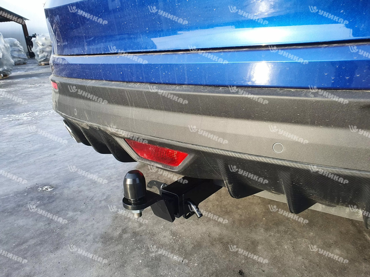 Быстросъёмный фаркоп УНИКАР для GEELY Coolray (Mk.I) 2018- / Belgee X50 2018- Шар Е  фото 2