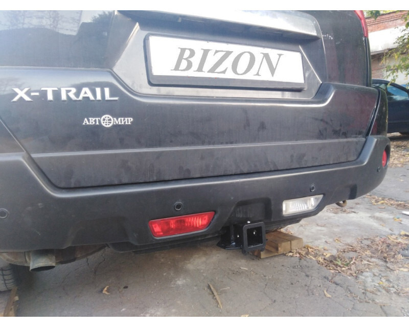 Быстросъёмный фаркоп Бизон с системой антистук для Nissan X-Trail T31 (Mk.II) 2007-2014 Шар Е фото 4