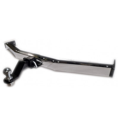 Быстросъёмный фаркоп Бизон с накладкой из нержавеющей стали для Toyota Land Cruiser 200 (Mk.XI) 2008-2021  / Lexus LX 2008-2022 Шар Е фото 2