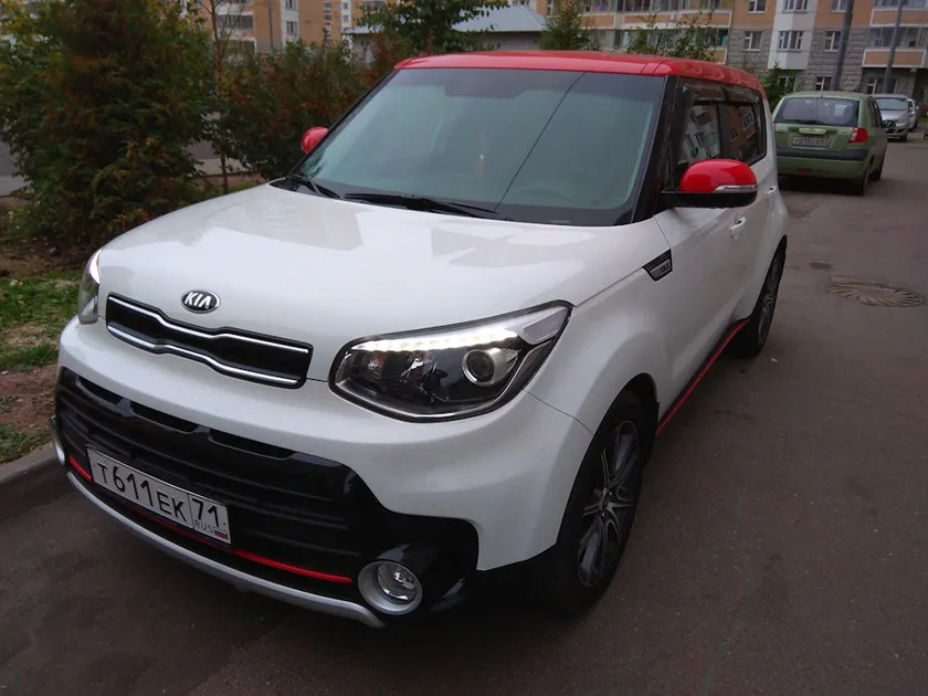 Дефлекторы SIM для окон Kia Soul II 2013-2019