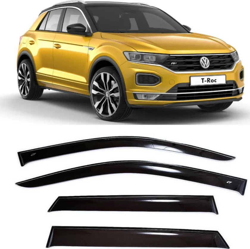 Дефлекторы Cobra Tuning для окон Volkswagen T-Roc I 2017-2022 фото 3