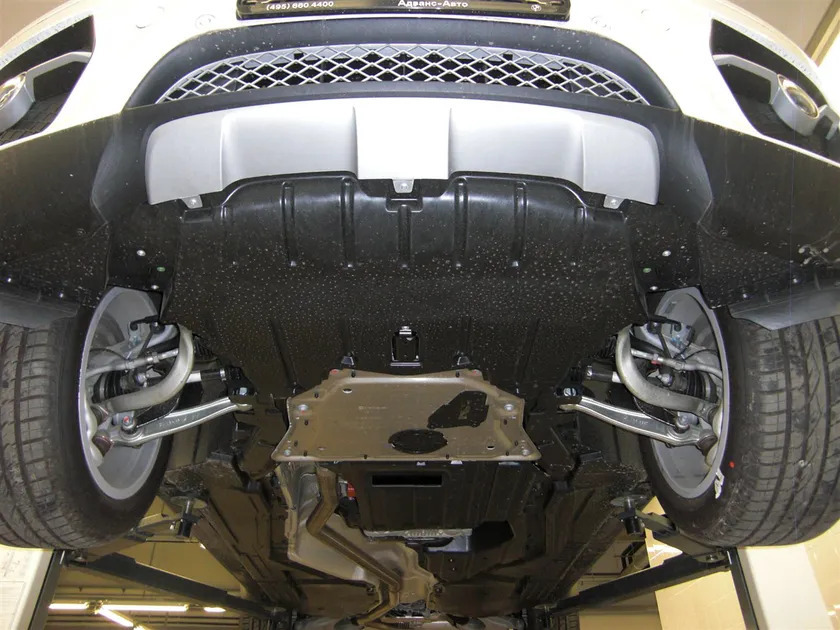 Защита композитная АВС-Дизайн для картера и КПП BMW X6 E71 4WD AT 2011-2014 фото 4