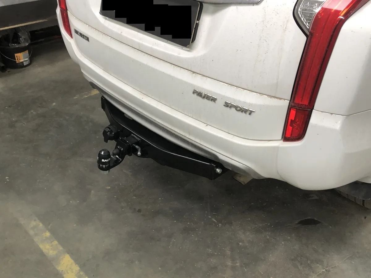 Быстросъёмный фаркоп с системой антистук для Mitsubishi Pajero Sport (Mk.II/Mk.III) 2008- Шар Е фото 4