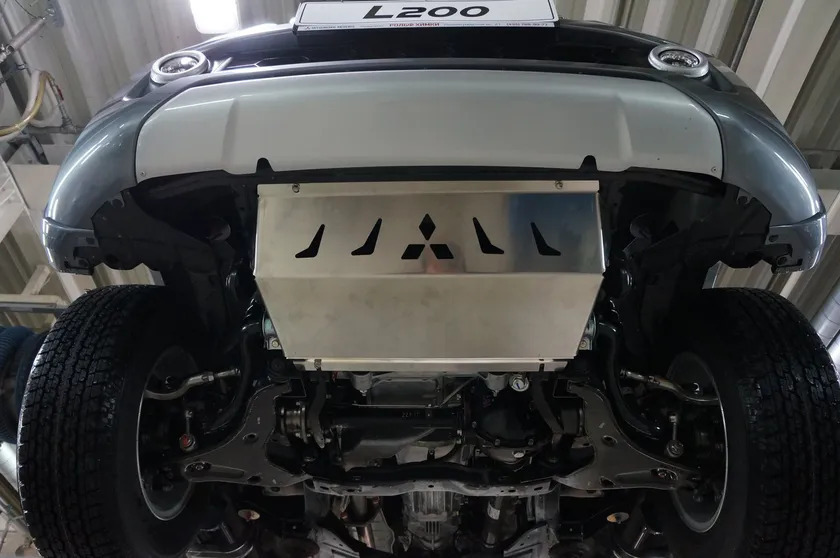 Защита алюминиевая АВС-Дизайн для радиатора Fiat Fullback 2016-2022