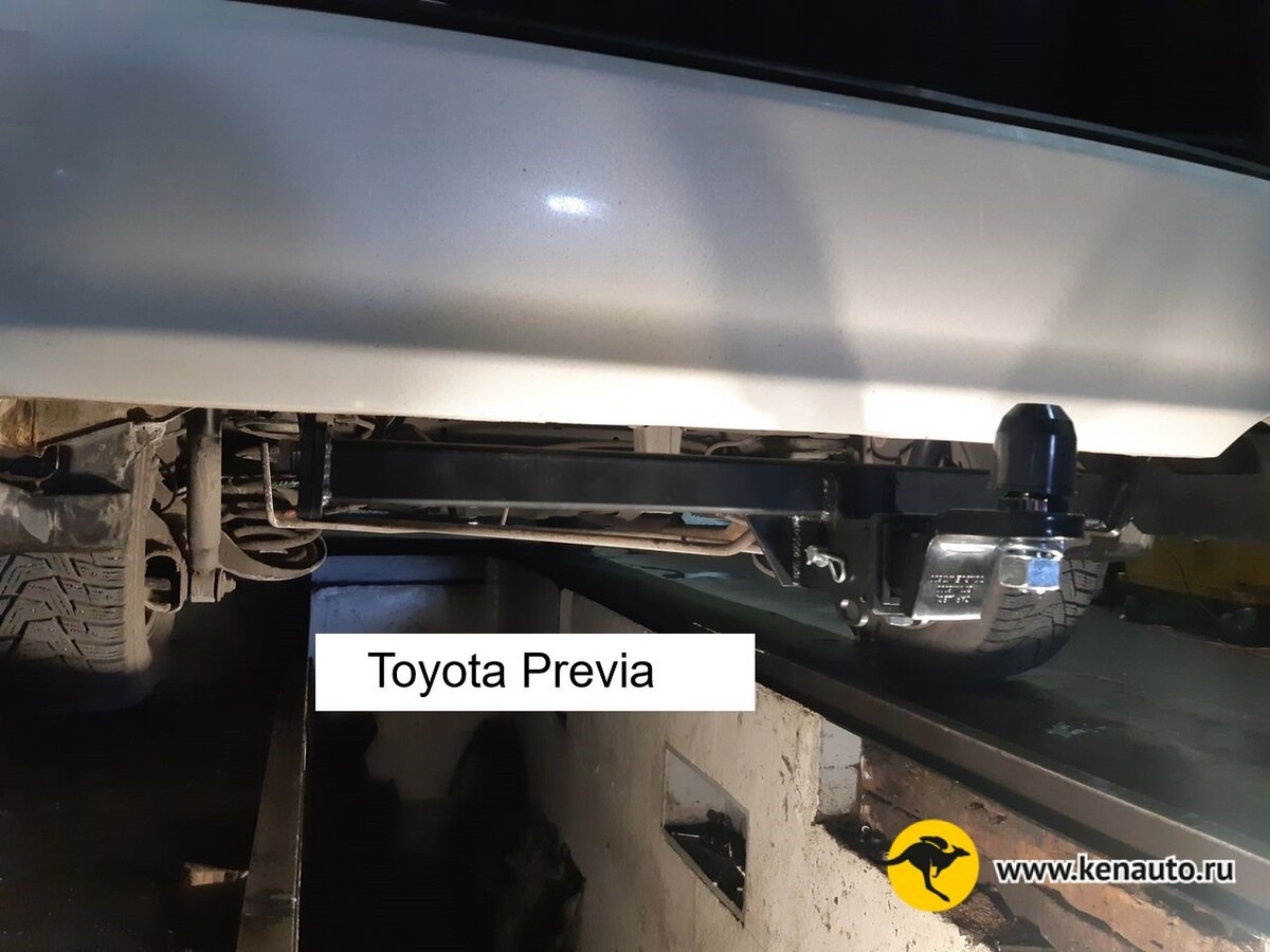 Фаркоп Halty для Toyota Estima (Mk.II) 2000-2006/ Toyota Alphard H10 (Mk.I) 2002-2008/ Toyota Previa XR30 (Mk.II) 2000-2006 шар Е фото 7