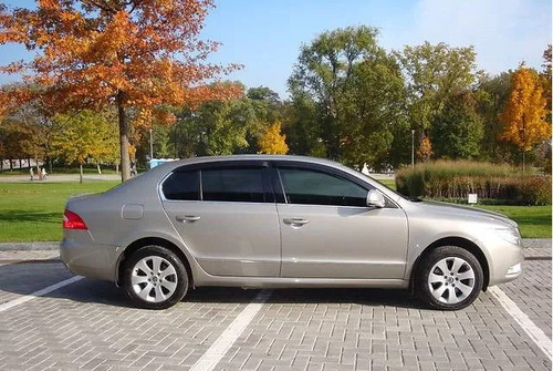 Дефлекторы SIM для окон Skoda Superb II 2008-2013