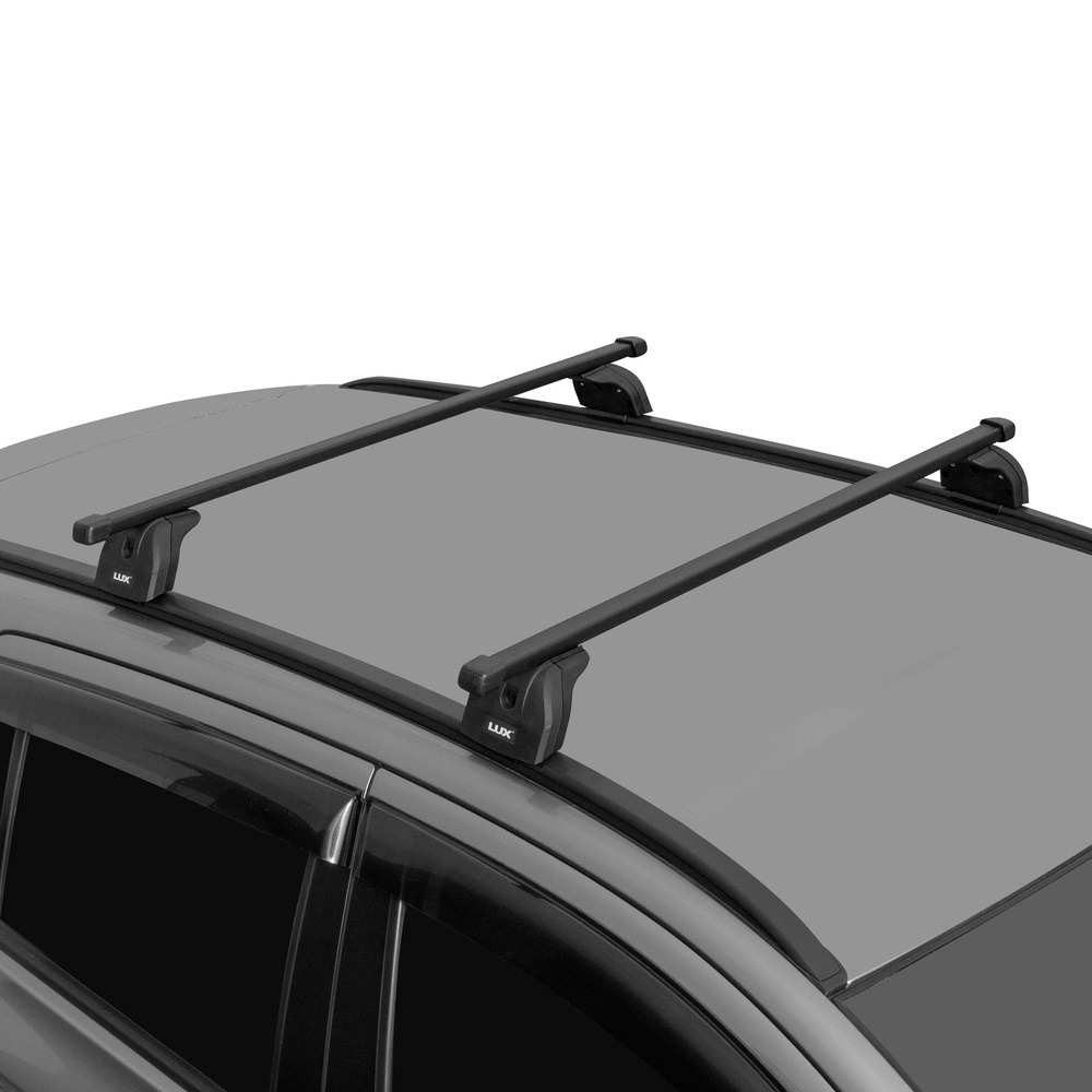 Багажник модельный на интегрированные рейлинги LUX БК2 прямоугольные дуги фото 4