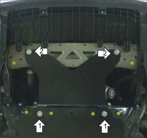 Защита Мотодор для двигателя Lexus GS 350 2012-2022