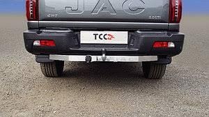 Быстросъёмный фаркоп с накладкой из нержавеющей стали, с нержавеющим крюком ТСС для JAC T9 (Mk.I) 2024- (4WD дизель) Шар Е фото 2