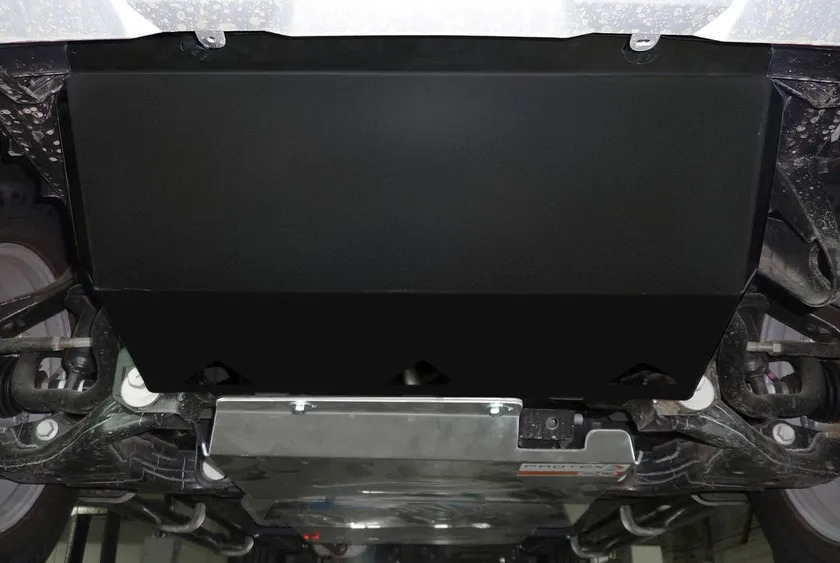 Защита АвтоБРОНЯ для радиатора Ford Ranger III 2011-2015 фото 2