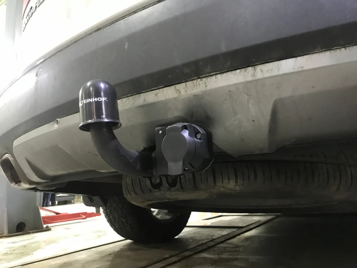 Фаркоп Steinhof для Hyundai Santa Fe III (DM) 2012-2018/ Kia Sorento XM (Mk.II rest) 2012-2020 шар А фото 2