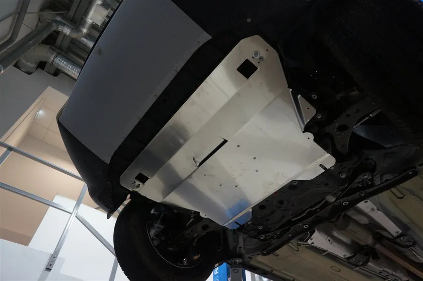 Защита алюминиевая АВС-Дизайн для картера и КПП Ford Kuga II 2013-2022.  фото 4