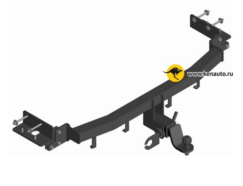 Быстросъёмный фаркоп Уникар для  HYUNDAI SANTA FE CM (Mk.II) 2006-2012 / KIA SORENTO XM (Mk.III) 2009-2012 Шар Е