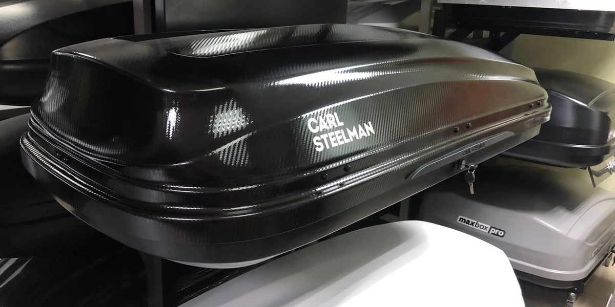 Бокс на крышу CARL STEELMAN Classic 175 черный техно фото 2