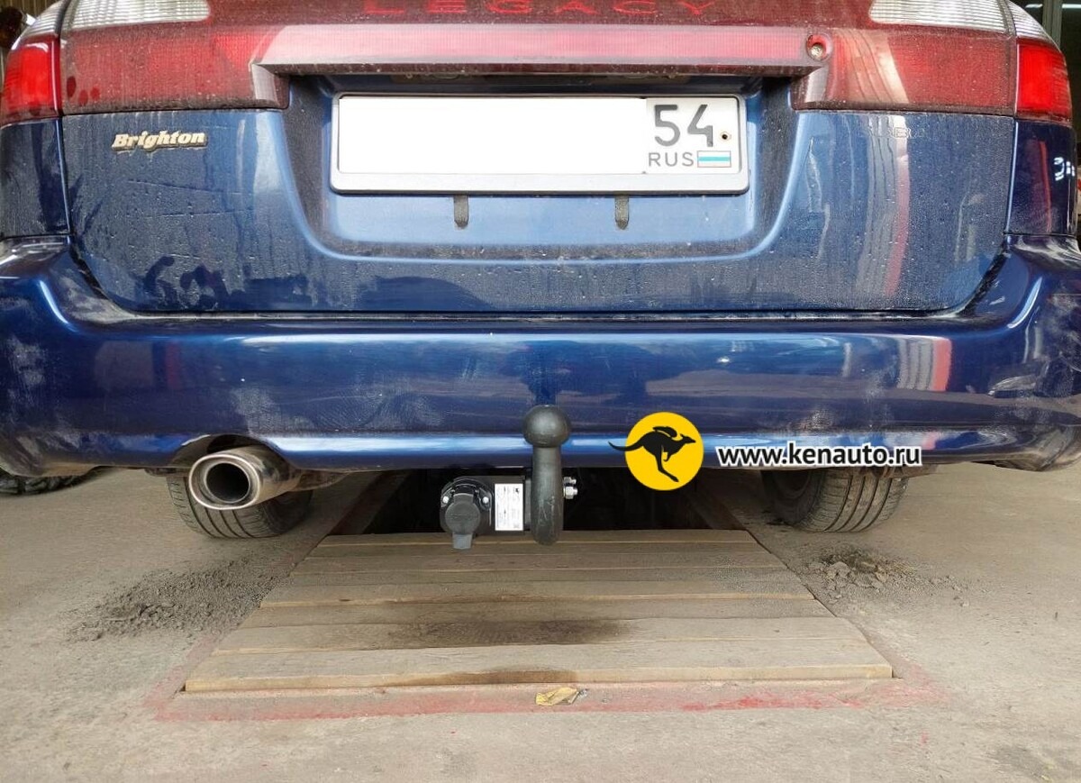 Фаркоп Halty для Subaru Legacy универсал BH5 / BH9 (Mk.III) 1998-2003 / Legacy Lancaster BHE /  BH9 (Mk.II) 1998-2003 Шар А фото 3
