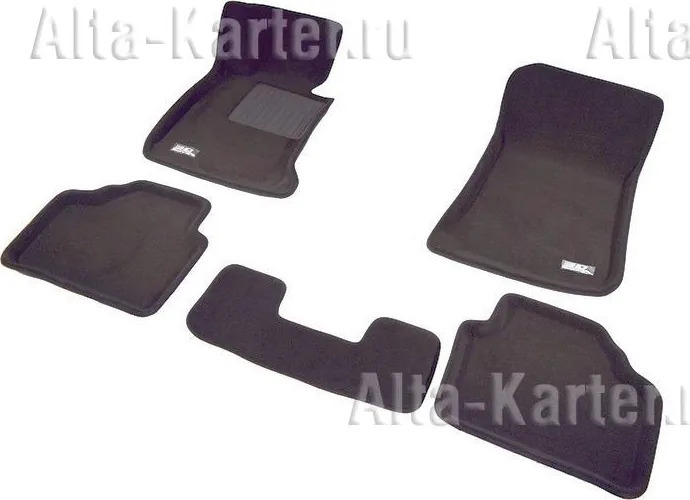 Коврики текстильные Sotra Liner 3D Lux для салона Skoda Octavia A5 2005-2013