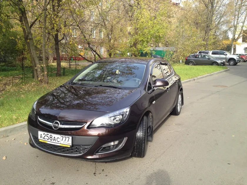 Дефлекторы SIM для окон Opel Astra J хэтчбек 2010-2015 фото 2