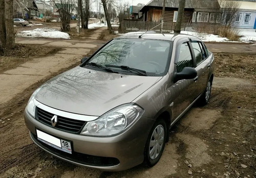 Дефлекторы V-Star для окон Renault Symbol II седан 2008-2013