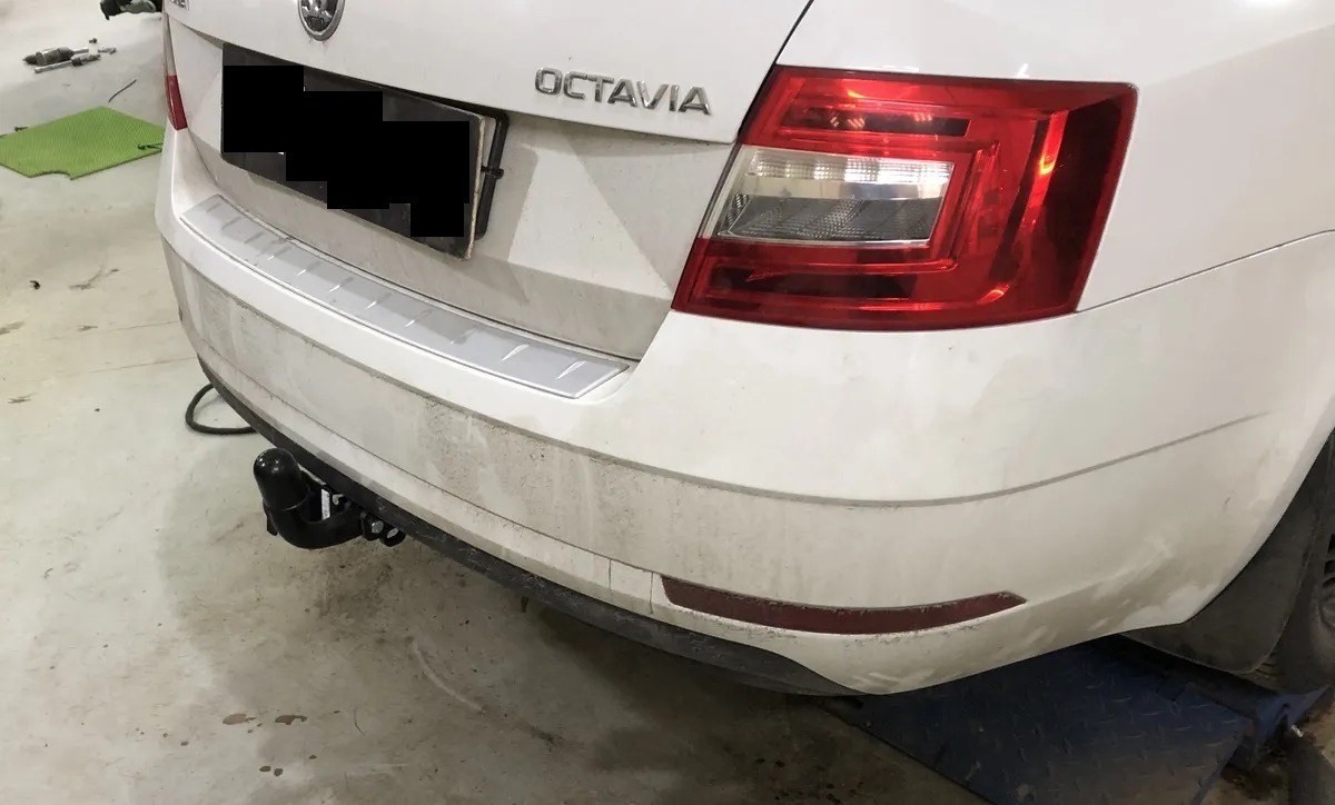 Фаркоп Steinhof для Skoda Octavia (Mk.III лифтбек/универсал) 2013-2020 / Volkswagen Golf (Mk.VII хетчбек 5 дверей) 2012-2019 /  Audi A3 хетчбек 3/5 дверей 2012-2020 /  Seat Leon хетчбек 3/5 дверей 2012-2020 Шар А фото 4
