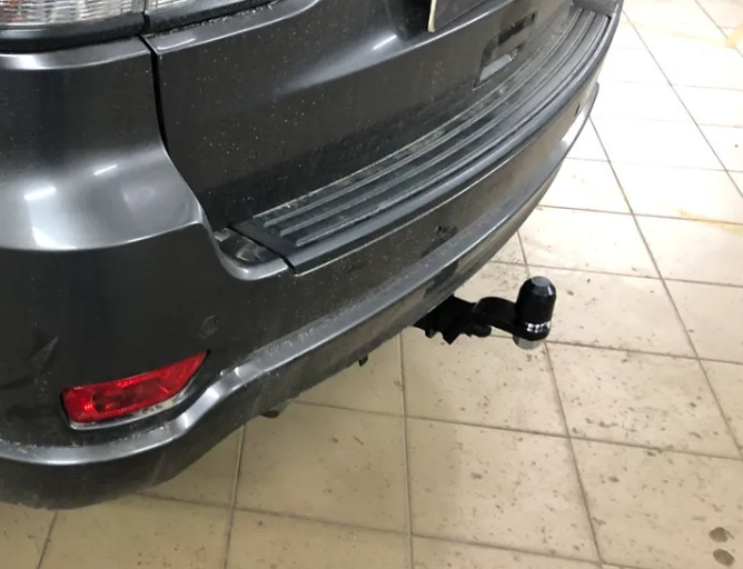 TowRus Фаркоп Jeep Grand Cherokee WK2 (Mk.IV) 2010-2021 (кроме авто с AdBlue и SRT) шар Е (система антистук) фото 7