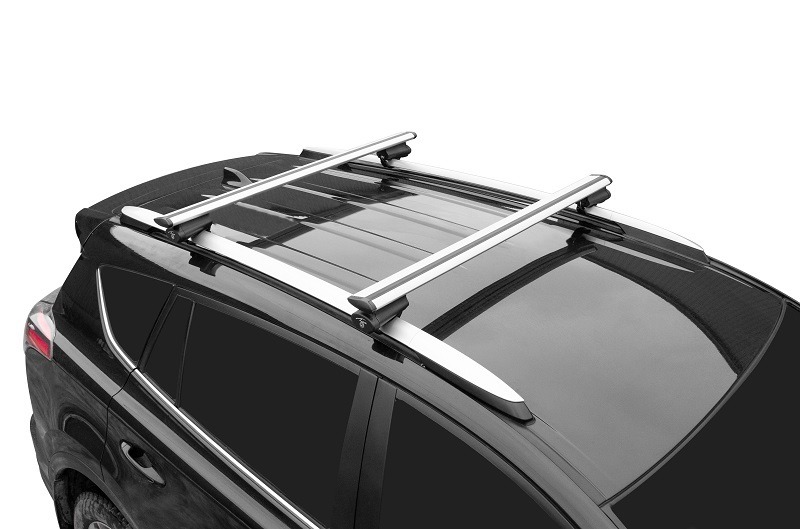 Багажник универсальный на рейлинги LUX БЭЛТ крыловидные дуги фото 3