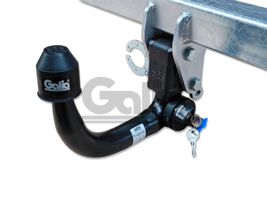 Оцинкованный фаркоп GALIA для MINI Countryman 2017-2024 /  MINI Clubman 2015-2024 /  BMW X2 F39 2018-2024 / BMW X1 F48 07/2015-2022 / BMW 2-Series Active Tourer F45 2014-2021/ BMW 2-Series Gran Tourer F46 2015-2021 Шар V фото 2