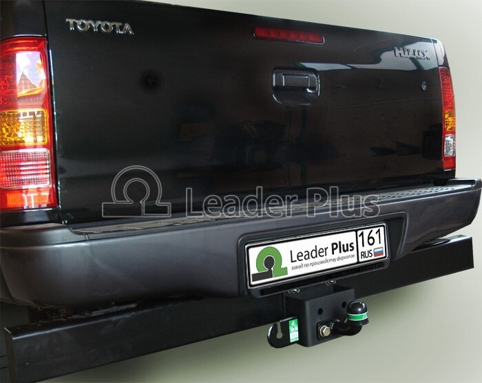 Фаркоп Лидер-Плюс для Toyota Hilux (4WD) AN (Mk.VII) с задним силовым бампером 2008-2015 фото 3