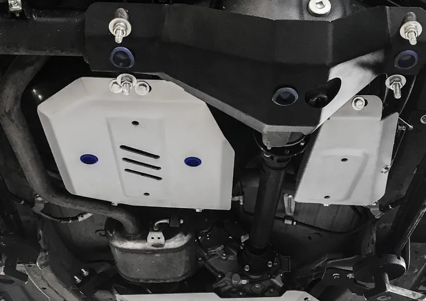 Защита алюминиевая Rival для топливного бака и топливного фильтра Suzuki Jimny IV 4WD 2018-2022 фото 2