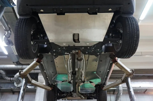 Защита алюминиевая АВС-Дизайн для картера Jeep Renegade 2014-2022