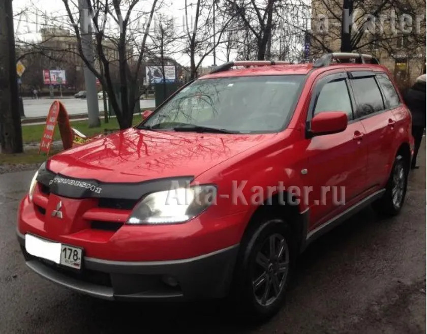 Дефлекторы Cobra Tuning для окон Mitsubishi Outlander I 2001-2007 фото 2