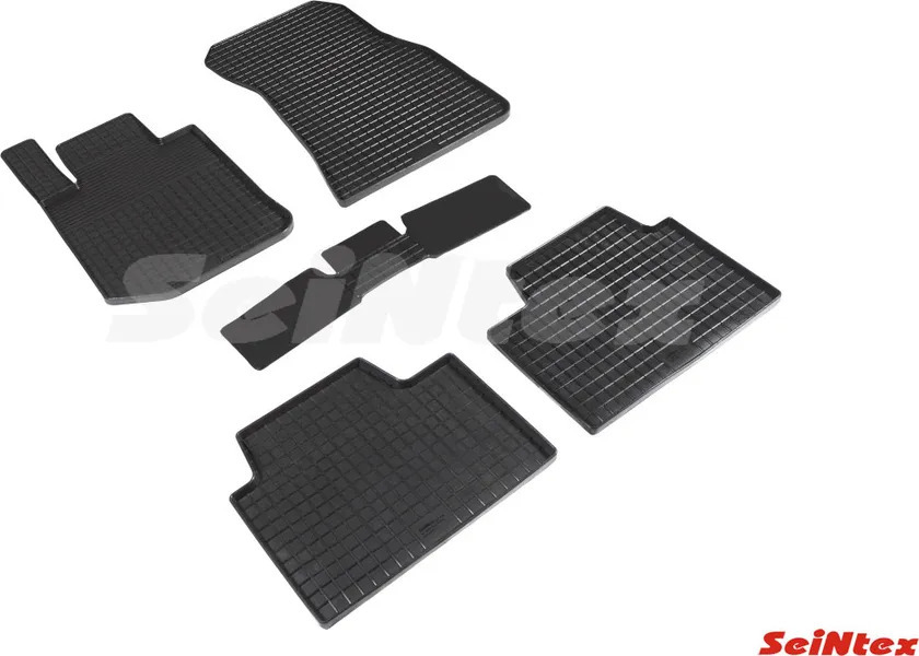 Комплект ковриков Seintex с узором сетка для салона BMW 3 G20 4WD 2018-2022 фото 2