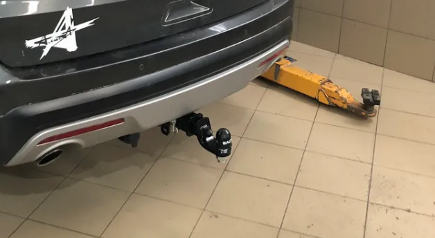 Фаркоп TowRus для Ford Explorer U502 (Mk.V) 2011-2019 шар Е (система антистук) фото 2