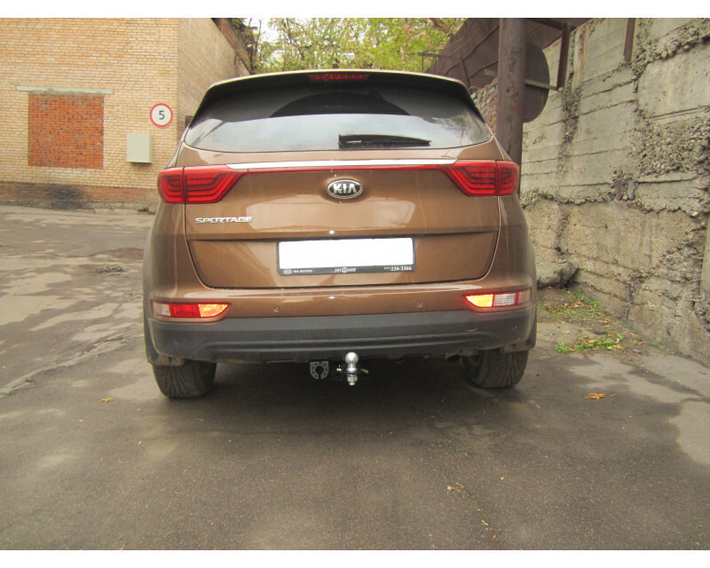 Быстросъёмный фаркоп Бизон  с системой антистук для Kia Sportage (Mk.IV дорест) 2016-2018 Шар Е фото 3
