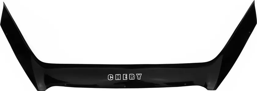 Дефлектор REIN без лого для капота (ЕВРО крепеж) Chery M11 (A3) седан, хэтчбек 2010-2015 фото 3
