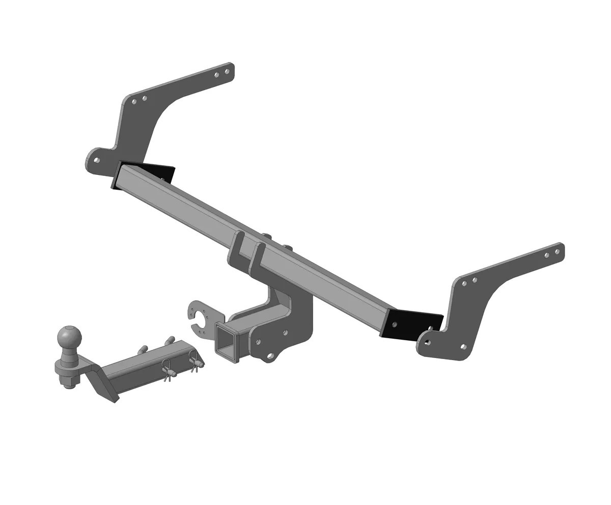 Быстросъёмный Фаркоп Трейлер для Renault Duster (Mk.I/Mk.II) 2011-2022 / Nissan Terrano (Mk.I) 2014-2022  Шар Е фото 3
