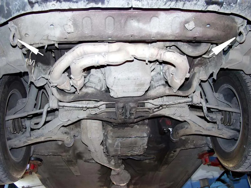 Защита алюминиевая АВС-Дизайн для КПП Subaru Forester III 2011-2012 фото 2