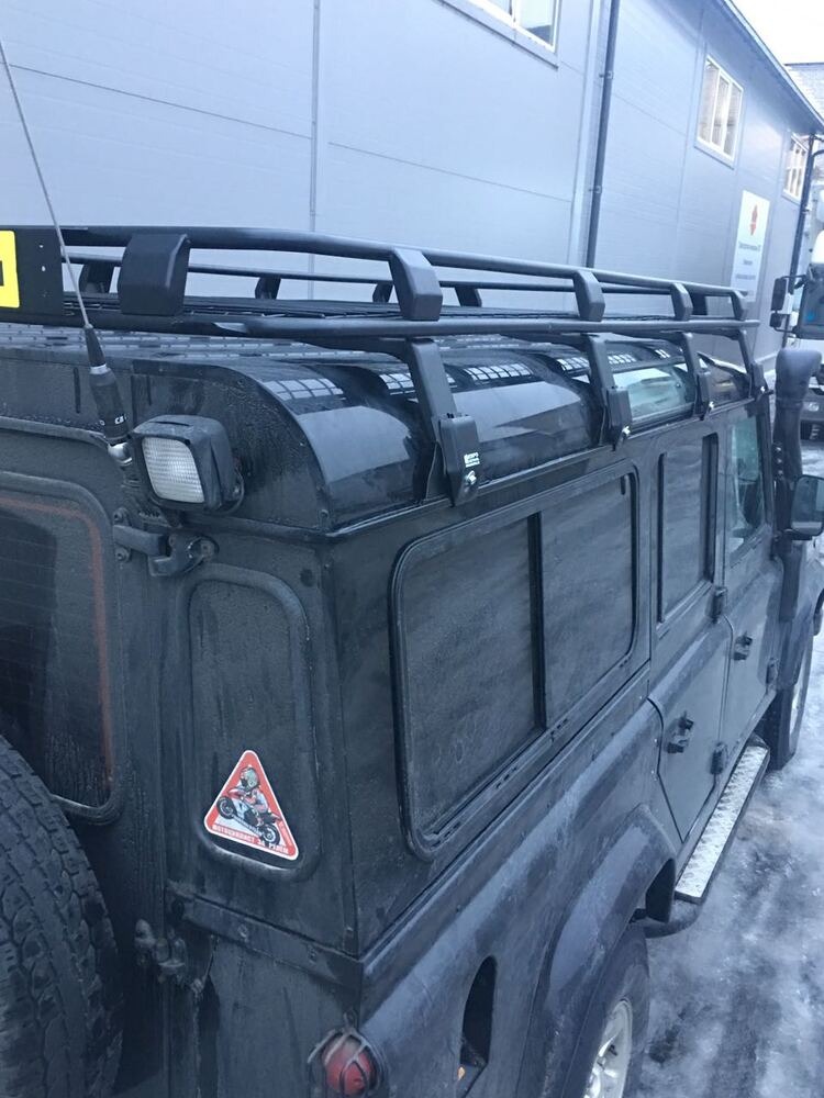 Багажник экспедиционный ED для Land Rover Defender с сеткой фото 2