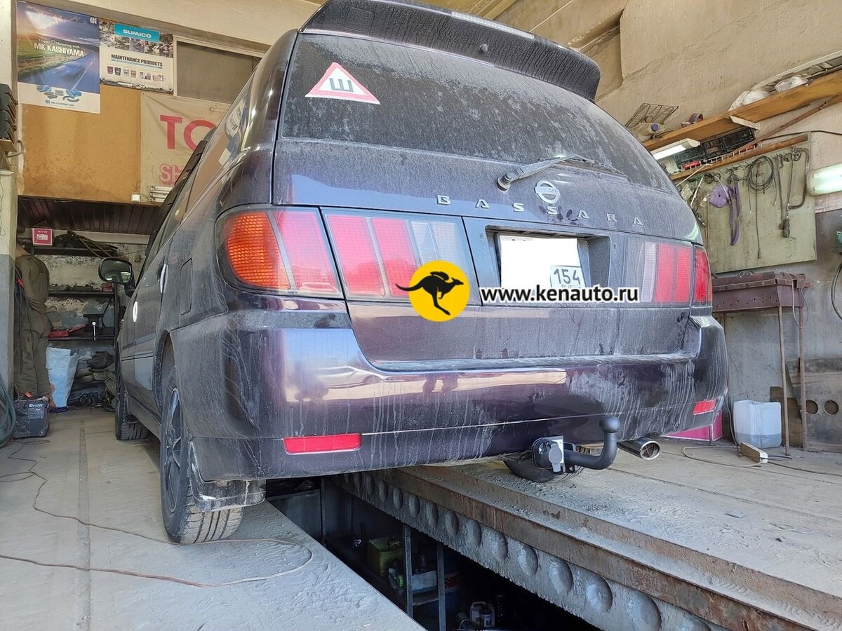 Фаркоп Halty для Nissan Presage U30 (Mk.I) 1998-2003/ Nissan Bassara JU30 (Mk.I) 1999-2003 шар А фото 2