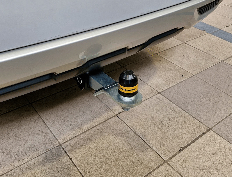 Фаркоп с оцинкованным шаром Motodor для Mitsubishi Outlander GN0W (Mk.IV) 2022-2024 шар Е фото 2