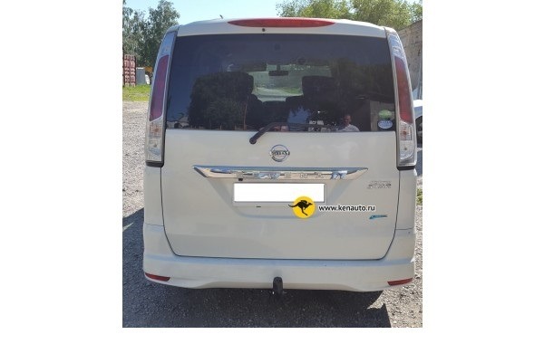Фаркоп Halty для Nissan Serena C26 (Mk.IV) Highway Star, без парктроников 2010-2016 шар А фото 2