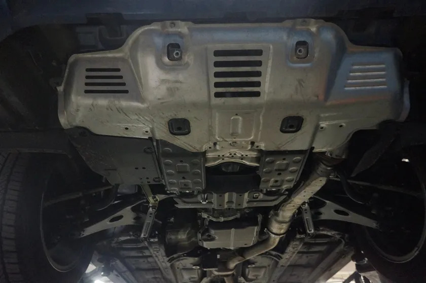 Защита алюминиевая АВС-Дизайн для КПП Subaru Forester IV 2013-2018 фото 2