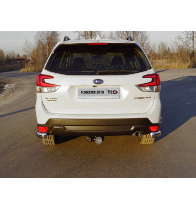 Фаркоп оцинкованный ТСС для Subaru Forester SK (Mk.V) 2018-2024 нерж. шар Е фото 3
