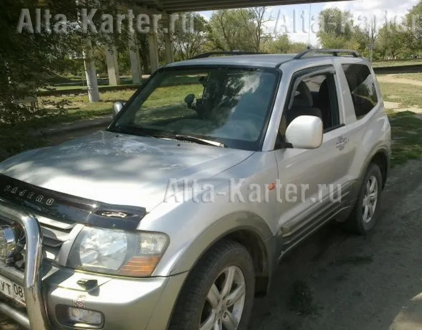 Дефлекторы Cobra Tuning для окон Mitsubishi Pajero III 3-дв. 2000-2006 фото 2