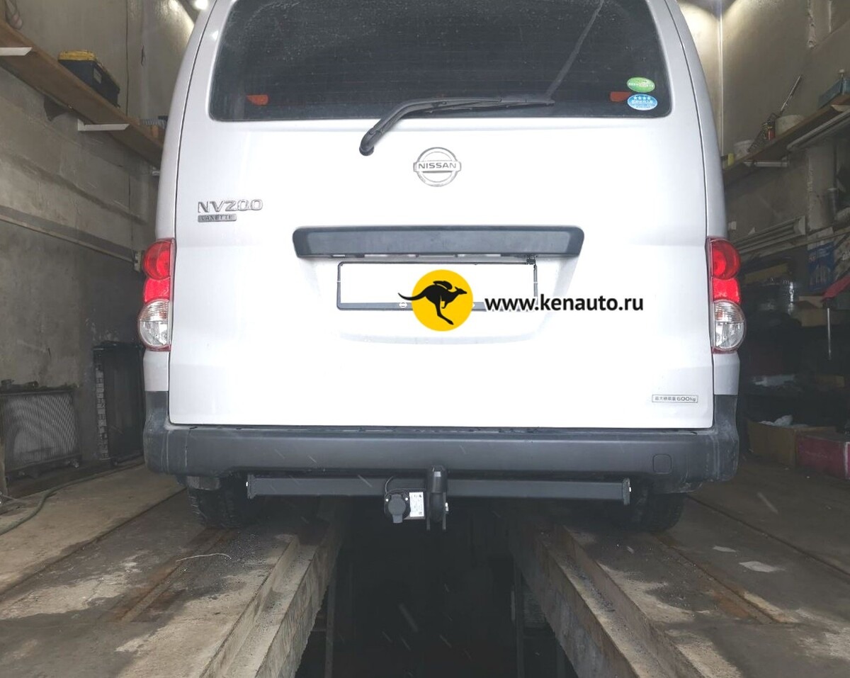 Halty Фаркоп Nissan NV200 2WD/4WD VNM20, VM20 (ПРАВЫЙ РУЛЬ, пружинная и рессорная подвеска) 2009-/  Mitsubishi Delica D3 (кроме компл. с кондиционером заднего ряда) 2011-2019 шар А фото 4