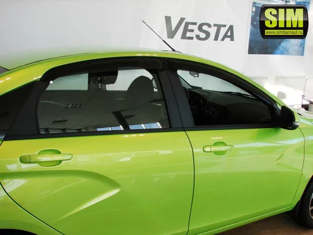 Дефлекторы SIM для окон Lada Vesta 2015-2022 фото 2