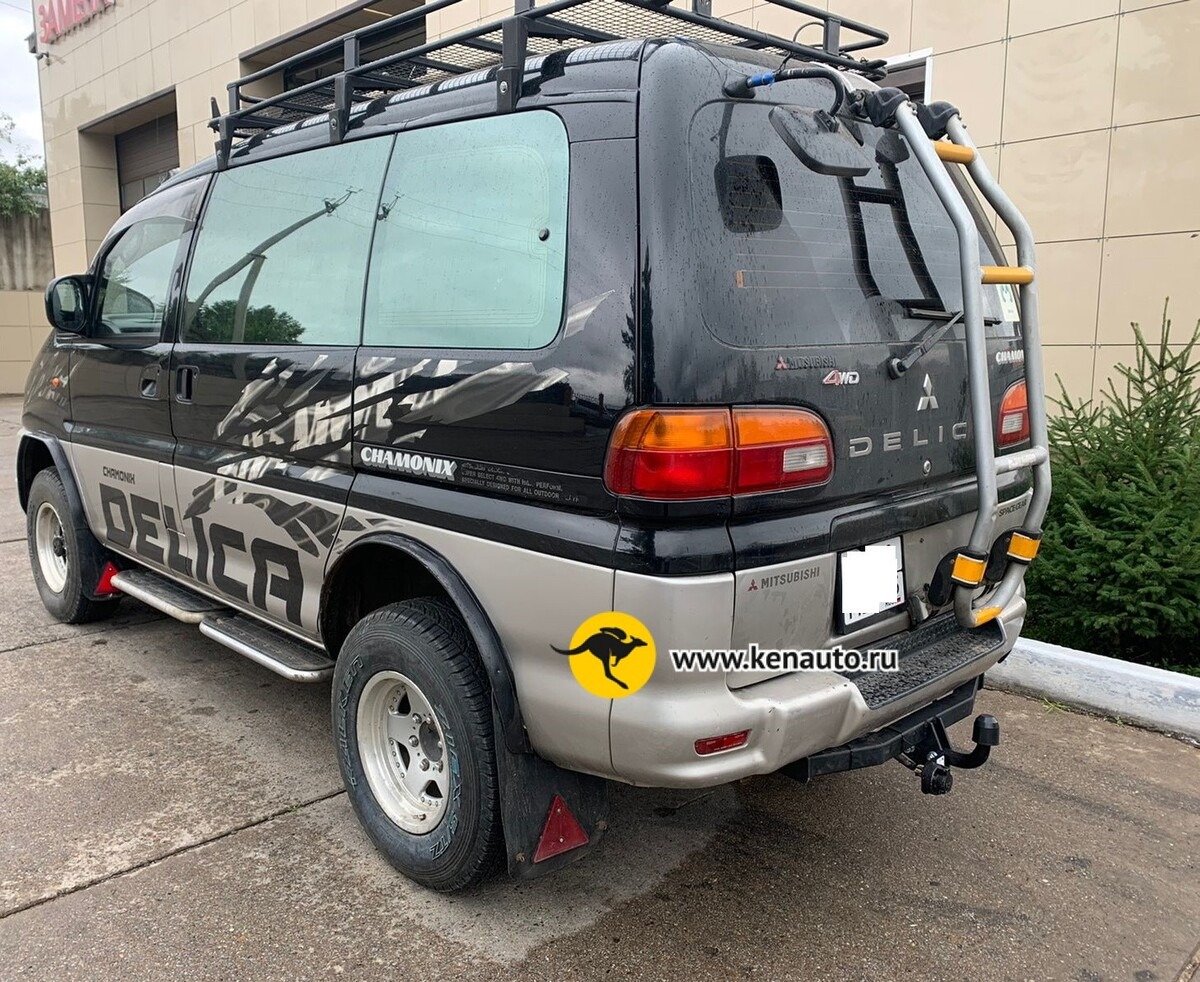 Фаркоп Halty для Mitsubishi Delica 4 1994-2007 (кроме PF8W super exceed crystal lite roof long) шар А фото 6