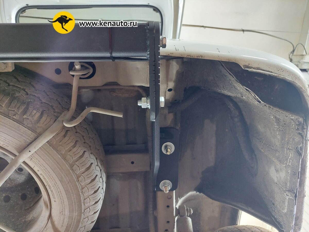 Фаркоп Halty для Toyota Lite Ace S400 (Mk.VI) 2008- /  Toyota Town Ace S400 (Mk.IV) 2008- /  Daihatsu Gran Max (Mk.I) 2007- / Mazda Bongo (Mk.V) 2020- Шар А фото 8